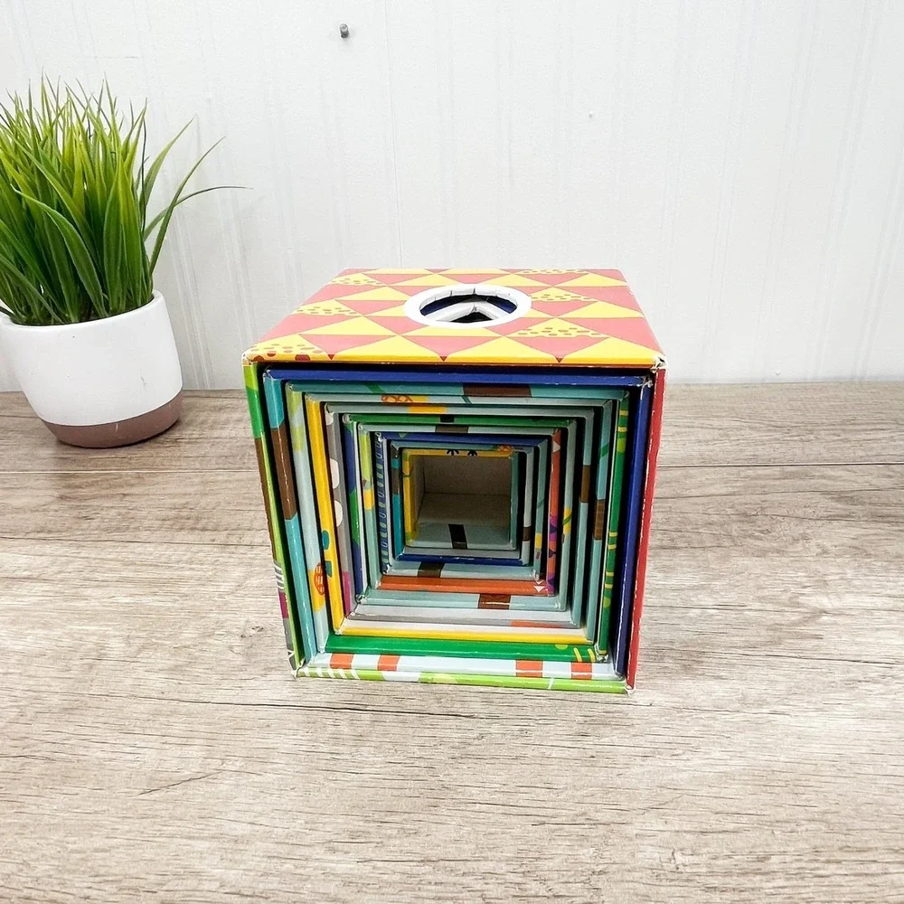 Counting and Shapes Nesting Blocks Baby Stacking Building Blocks‎ Cardboard